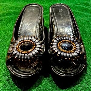 Helen’s Heart elevated sandals.